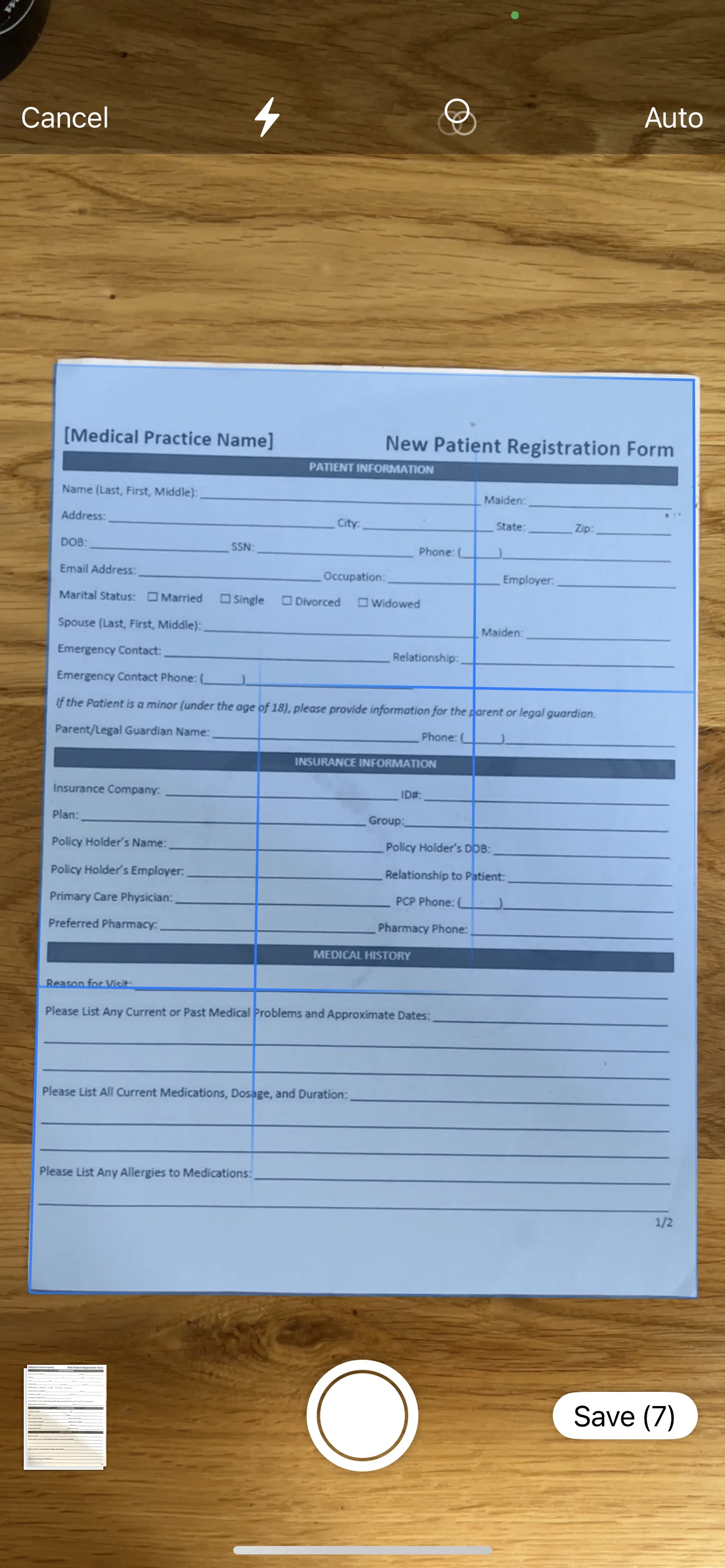 FaxFlow iPhone app document scanning tips demonstration