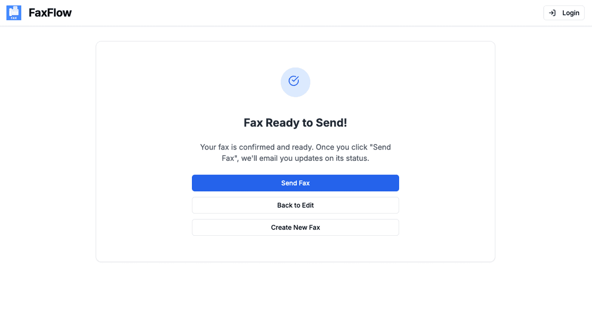 Send Your PDF Fax